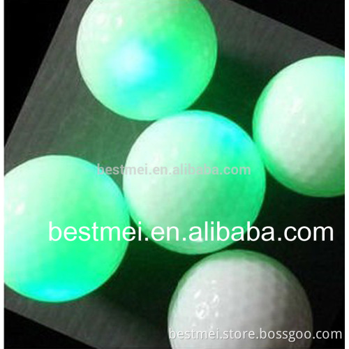 Cheap colorful flash golf ball